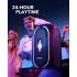 Anker A3391G12 Soundcore Rave+ Party Cast Portable BT5.0 Speaker, 160W, Light Show, IPX7, 24 hours of battery life - Black